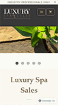 Mobile Screenshot of luxuryspasales.com